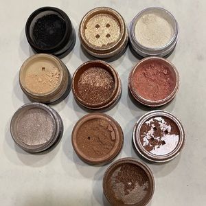 SET OF 10 bareMinerals eyes and face make up